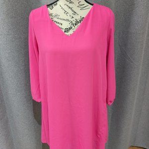 SAWYER womens small barbie core v neck  slip dress